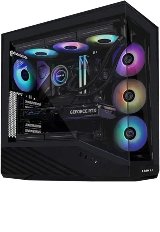 Lian Li V100 A-RGB, chassit i Norrsken